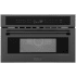 ZLINE 30 Inch Wide 1.6 Cu. Ft. 1000 Watt Built In Microwave with Convection Mode and Reversible Turntable Black Stainless Steel