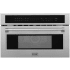 ZLINE 30 Inch Wide 1.6 Cu. Ft. 1000 Watt Fingerprint Resistant Built In Microwave with Convection Mode and Reversible Turntable Fingerprint Resistant Stainless Steel