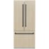 ZLINE Autograph Edition 36 Inch Wide 19.6 Cu. Ft. Energy Star Certified Panel Ready French Door Refrigerator with Water Dispenser and Matte Black Handles Panel Ready / Matte Black