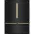 Black Stainless Steel / Polished Gold