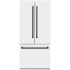 ZLINE Autograph Edition 36 Inch Wide 19.6 Cu. Ft. Energy Star Certified French Door Refrigerator in White Matte with Matte Black Handles Stainless Steel / Matte Black
