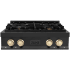 ZLINE Autograph Edition 30 Inch Wide 4 Burner Natural Gas Rangetop with Italian-Made Sealed Burners and Gold Knobs Black Stainless Steel / Gold