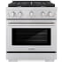 ZLINE Paramount 30 Inch Wide 4.2 Cu. Ft. Free Standing Gas Range with Italian-Made Sealed Burners and StayPut Door Stainless Steel