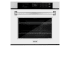 ZLINE 30 Inch Wide 5 Cu. Ft. Electric Single Oven with Air Fry Mode, True Convection Cooking, and White Matte Door Stainless Steel / White Matte
