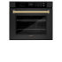 ZLINE Autograph Edition 30 Inch Wide 5 Cu. Ft. Electric Single Oven with True Convection Cooking, Polished Gold Accents, and Exclusive Handle Design Black Stainless Steel