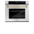 ZLINE Autograph Edition 30 Inch Wide 5 Cu. Ft. Electric Single Oven with Champagne Bronze Accents, Exclusive Handle Design, and True Convection Cooking Stainless Steel
