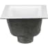 Zurn 4" No Hub Floor Sink Body with 6" Sump Depth na