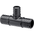 Zurn Qicksert Polymer Tee - 1" Barb X 1" Barb X 3/4" Barb N/A