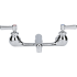Zurn 2.2 GPM Wall Mounted Double Handle Utility Faucet with Metal Handles Chrome