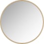 A and E Bath and Shower Halcyon 36" Diameter Circular Metal Framed Bathroom Mirror Gold