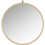 A and E Bath and Shower Haylo 28" Diameter Circular Metal Framed Bathroom Mirror Gold