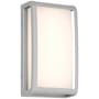 Access Lighting Montana 9" Tall LED Marine Grade Outdoor Wall Sconce Satin / White