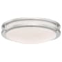Access Lighting Sparc 14" Wide LED Flush Mount Bowl Ceiling Fixture Brushed Steel / Starry