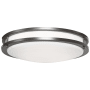 Access Lighting Solero II 14" Wide LED Flush Mount Drum Ceiling Fixture Bronze