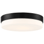 Access Lighting Roma 14" Wide LED Flush Mount Drum Ceiling Fixture Matte Black