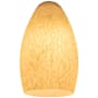 Access Lighting Inari Silk 5" W x 9" L Glass Lighting Shade White Stone