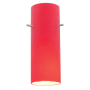 Access Lighting Cylinder 4" W x 10" L Lighting Shade Red