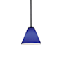 Access Lighting Janine 1 Light Mini Pendant Oil Rubbed Bronze / Cobalt