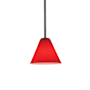 Access Lighting Janine 1 Light Mini Pendant Oil Rubbed Bronze / Red