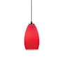 Access Lighting Sydney 1 Light Mini Pendant Oil Rubbed Bronze / Red