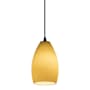 Access Lighting Champagne 1 Light LED Pendant - 5" Wide with Maya Glass Shade Oil Rubbed Bronze