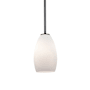 Access Lighting Champagne 1 Light LED Pendant - 5" Wide with Opal Shade Oil Rubbed Bronze