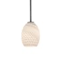 Access Lighting Brandy FireBird 6" Wide Mini Pendant - Rod Hung Oil Rubbed Bronze / White Frosted
