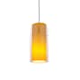 Access Lighting Sydney 1 Light Mini Pendant Brushed Steel / Amber