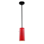 Access Lighting Glass`n Glass Cylinder 5" Wide LED Mini Pendant Oil Rubbed Bronze