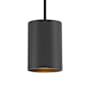 Access Lighting Pilson XL 6" Wide Mini Pendant Matte Black
