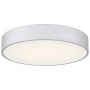Access Lighting Como 22" Wide LED Flush Mount Drum Ceiling Fixture Satin