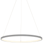 Access Lighting Anello 24" Wide LED Ring Chandelier Gray