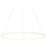 Access Lighting Anello 24" Wide LED Ring Chandelier Matte White