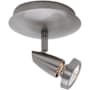 Access Lighting Mirage 6" Wide Semi-Flush Ceiling Fixture Brushed Steel