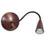 Access Lighting 5" High Integrated 4700K LED Hardwired or Plug-In Gooseneck Wall Sconce Bronze