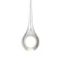 Access Lighting Georgia 4" Wide LED Mini Pendant Chrome / Crystal Clear