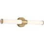 Access Lighting Retreat 24" Wide LED Bath Bar Antique Brushed Brass / Opal