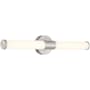 Access Lighting Retreat 24" Wide LED Bath Bar Brushed Steel / Opal