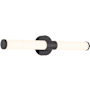 Access Lighting Retreat 24" Wide LED Bath Bar Matte Black / Opal