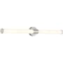 Access Lighting Retreat 36" Wide LED Bath Bar Brushed Steel / Opal