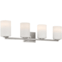 Access Lighting Sienna 30" Wide Vanity Light Brushed Steel