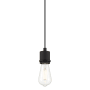 Access Lighting Port Nine Bare 3" Wide LED Mini Pendant Matte Black