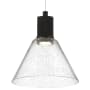 Access Lighting Port Nine 8" Wide LED Mini Pendant Matte Black