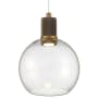 Access Lighting Port Nine 8" Wide LED Mini Pendant Antique Brushed Brass
