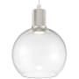 Access Lighting Port Nine 8" Wide LED Mini Pendant Brushed Steel