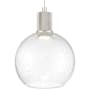 Access Lighting Port Nine 8" Wide LED Mini Pendant Brushed Steel