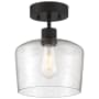 Access Lighting Port Nine 9" Wide LED Semi-Flush Ceiling Fixture Matte Black