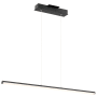 Access Lighting Float 48" Wide LED Linear Chandelier Matte Black