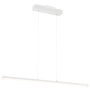 Access Lighting Float 48" Wide LED Linear Chandelier Matte White