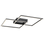 Access Lighting Squared 2 Light 31" Wide Integrated LED Semi-Flush Square Ceiling Fixture - 3000K Black / Acrylic